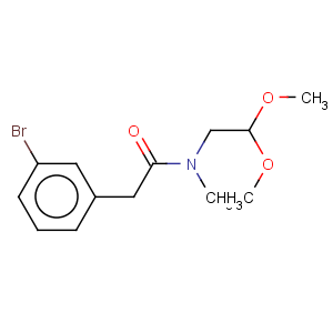 CAS No:850349-40-5 Benzeneacetamide,3-bromo-N-(2,2-dimethoxyethyl)-N-methyl-