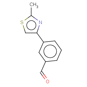 CAS No:850375-05-2 Benzaldehyde,3-(2-methyl-4-thiazolyl)-