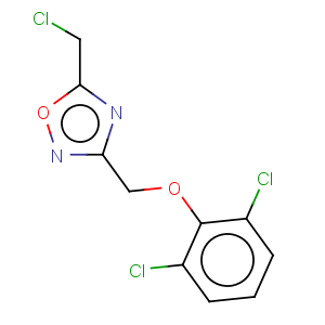 CAS No:850375-35-8 1,2,4-Oxadiazole,5-(chloromethyl)-3-[(2,6-dichlorophenoxy)methyl]-