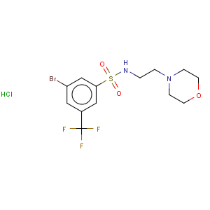 CAS No:850411-19-7 Benzenesulfonamide,3-bromo-N-[2-(4-morpholinyl)ethyl]-5-(trifluoromethyl)-, hydrochloride (1:1)