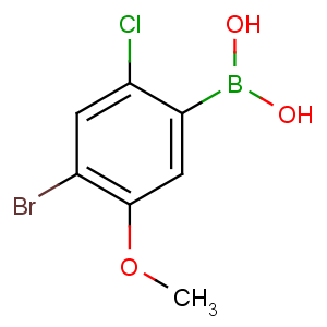 CAS No:850567-94-1 (4-bromo-2-chloro-5-methoxyphenyl)boronic acid