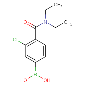 CAS No:850589-48-9 [3-chloro-4-(diethylcarbamoyl)phenyl]boronic acid