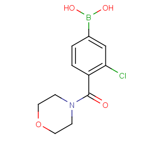 CAS No:850589-49-0 [3-chloro-4-(morpholine-4-carbonyl)phenyl]boronic acid