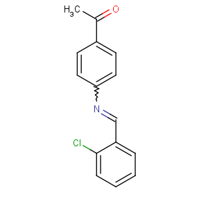 CAS No:85111-80-4 1-[4-[(2-chlorophenyl)methylideneamino]phenyl]ethanone