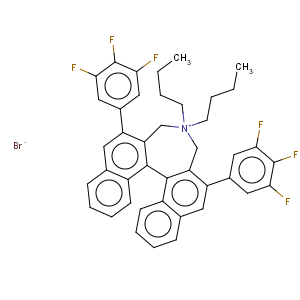 CAS No:851942-89-7 3H-Dinaphth[2,1-c:1',2'-e]azepinium,4,4-dibutyl-4,5-dihydro-2,6-bis(3,4,5-trifluorophenyl)-, bromide (1:1), (11bS)-