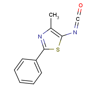 CAS No:852180-46-2 5-isocyanato-4-methyl-2-phenyl-1,3-thiazole