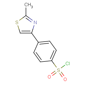 CAS No:852180-73-5 4-(2-methyl-1,3-thiazol-4-yl)benzenesulfonyl chloride