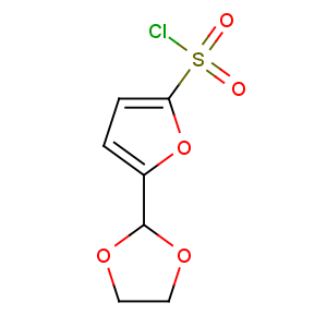 CAS No:852181-10-3 5-(1,3-dioxolan-2-yl)furan-2-sulfonyl chloride