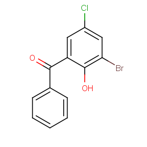 CAS No:85346-47-0 (3-bromo-5-chloro-2-hydroxyphenyl)-phenylmethanone