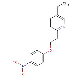CAS No:85583-54-6 5-ethyl-2-[2-(4-nitrophenoxy)ethyl]pyridine