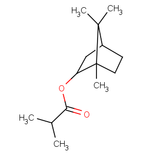 CAS No:85586-67-0 [(1R,3R,4R)-4,7,7-trimethyl-3-bicyclo[2.2.1]heptanyl] 2-methylpropanoate