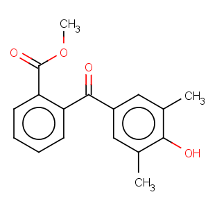 CAS No:85604-75-7 Benzoic acid,2-(4-hydroxy-3,5-dimethylbenzoyl)-, methyl ester