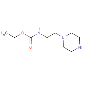 CAS No:85608-09-9 Carbamic acid,[2-(1-piperazinyl)ethyl]-, ethyl ester (9CI)