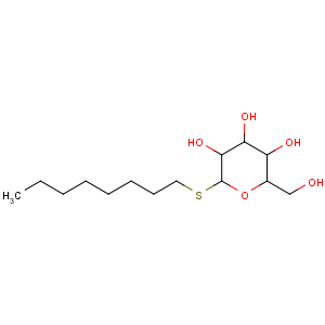 CAS No:85618-21-9 2-(hydroxymethyl)-6-octylsulfanyloxane-3,4,5-triol