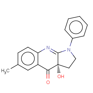 CAS No:856925-71-8 4H-Pyrrolo[2,3-b]quinolin-4-one,1,2,3,3a-tetrahydro-3a-hydroxy-6-methyl-1-phenyl-, (3aS)-