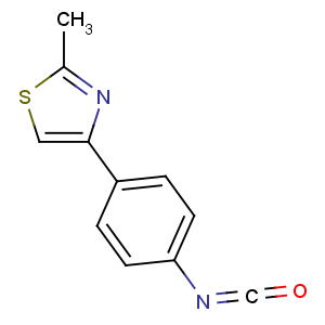 CAS No:857283-94-4 4-(4-isocyanatophenyl)-2-methyl-1,3-thiazole