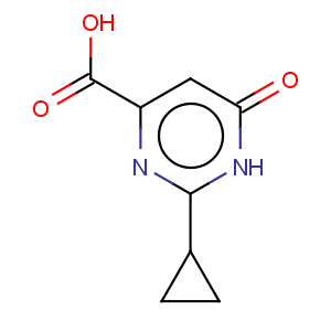 CAS No:858956-25-9 4-Pyrimidinecarboxylicacid, 2-cyclopropyl-1,6-dihydro-6-oxo-