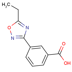 CAS No:859155-81-0 3-(5-ethyl-1,2,4-oxadiazol-3-yl)benzoic acid