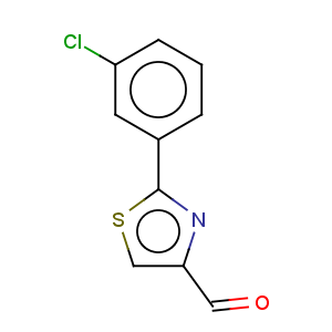 CAS No:859850-99-0 4-Thiazolecarboxaldehyde,2-(3-chlorophenyl)-