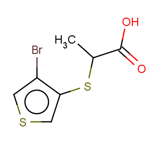CAS No:86004-64-0 2-((4-Bromo-3-thienyl)thio)propanoic acid