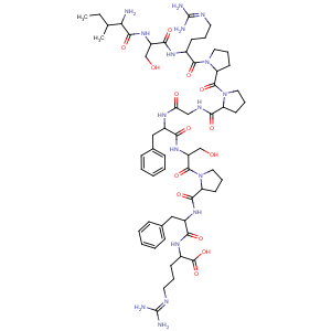CAS No:86030-63-9 Bradykinin,N2-(L-isoleucyl-L-seryl)-