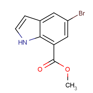 CAS No:860624-89-1 methyl 5-bromo-1H-indole-7-carboxylate