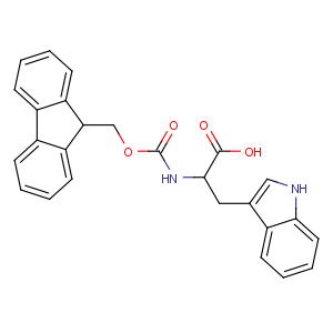 CAS No:86123-11-7 (2R)-2-(9H-fluoren-9-ylmethoxycarbonylamino)-3-(1H-indol-3-yl)propanoic<br />acid