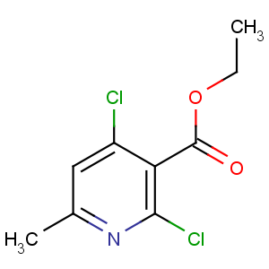 CAS No:86129-63-7 ethyl 2,4-dichloro-6-methylpyridine-3-carboxylate