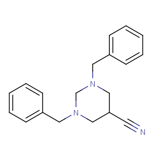 CAS No:86236-77-3 1,3-dibenzyl-1,3-diazinane-5-carbonitrile