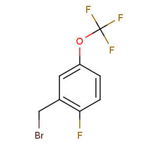 CAS No:86256-24-8 2-(bromomethyl)-1-fluoro-4-(trifluoromethoxy)benzene