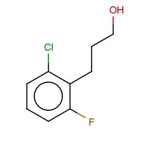 CAS No:862574-70-7 Benzenepropanol,2-chloro-6-fluoro-