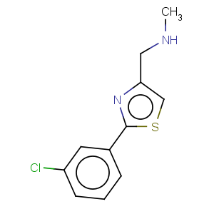 CAS No:864068-99-5 4-Thiazolemethanamine,2-(3-chlorophenyl)-N-methyl-