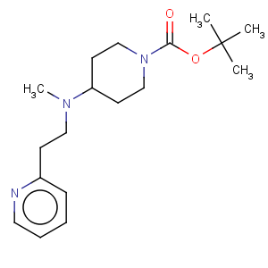 CAS No:864685-08-5 1-Piperidinecarboxylicacid, 4-[methyl[2-(2-pyridinyl)ethyl]amino]-, 1,1-dimethylethyl ester