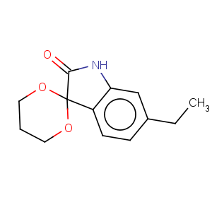 CAS No:864685-12-1 Spiro[1,3-dioxane-2,3'-[3H]indol]-2'(1'H)-one,6'-ethyl-