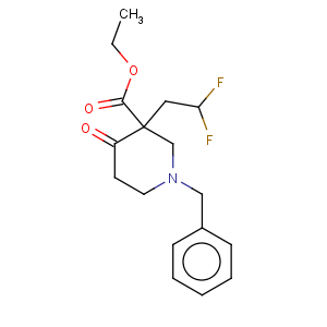 CAS No:864685-19-8 3-Piperidinecarboxylicacid, 3-(2,2-difluoroethyl)-4-oxo-1-(phenylmethyl)-, ethyl ester