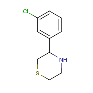 CAS No:864685-25-6 3-(3-chlorophenyl)thiomorpholine