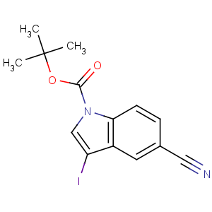 CAS No:864685-26-7 tert-butyl 5-cyano-3-iodoindole-1-carboxylate