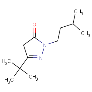 CAS No:864685-45-0 3H-Pyrazol-3-one,5-(1,1-dimethylethyl)-2,4-dihydro-2-(3-methylbutyl)-