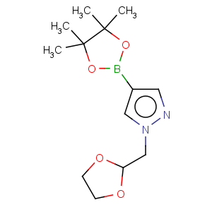 CAS No:864754-17-6 1H-Pyrazole,1-(1,3-dioxolan-2-ylmethyl)-4-(4,4,5,5-tetramethyl-1,3,2-dioxaborolan-2-yl)-