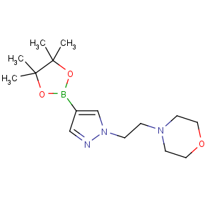 CAS No:864754-18-7 4-[2-[4-(4,4,5,5-tetramethyl-1,3,<br />2-dioxaborolan-2-yl)pyrazol-1-yl]ethyl]morpholine
