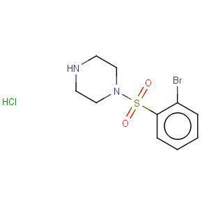 CAS No:864759-56-8 Piperazine,1-[(2-bromophenyl)sulfonyl]-, hydrochloride (1:1)