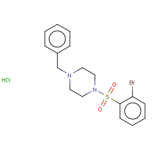 CAS No:864759-62-6 Piperazine,1-[(2-bromophenyl)sulfonyl]-4-(phenylmethyl)-, hydrochloride (1:1)