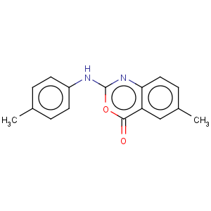 CAS No:86672-58-4 4H-3,1-Benzoxazin-4-one,6-methyl-2-[(4-methylphenyl)amino]-