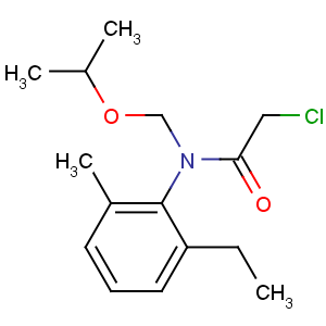 CAS No:86763-47-5 2-chloro-N-(2-ethyl-6-methylphenyl)-N-(propan-2-yloxymethyl)acetamide
