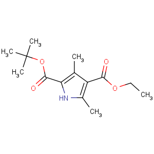 CAS No:86770-31-2 2-O-tert-butyl 4-O-ethyl 3,5-dimethyl-1H-pyrrole-2,4-dicarboxylate