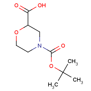 CAS No:868689-63-8 (2S)-4-[(2-methylpropan-2-yl)oxycarbonyl]morpholine-2-carboxylic acid