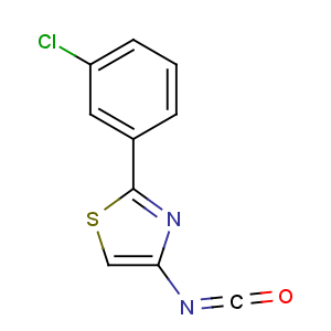 CAS No:868755-59-3 2-(3-chlorophenyl)-4-isocyanato-1,3-thiazole