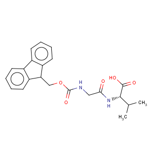 CAS No:86895-14-9 L-Valine, N-[N-[(9H-fluoren-9-ylmethoxy)carbonyl]glycyl]- (9CI)