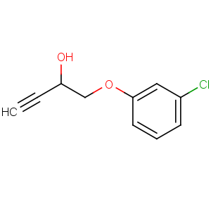 CAS No:86912-84-7 1-(3-chlorophenoxy)but-3-yn-2-ol