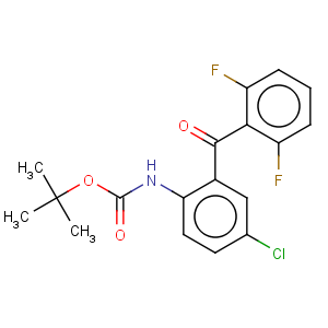 CAS No:869365-92-4 Carbamic acid,[4-chloro-2-(2,6-difluorobenzoyl)phenyl]-, 1,1-dimethylethyl ester (9CI)